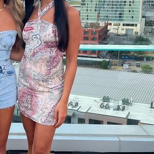 Barbaria Scarf Dress Paisley